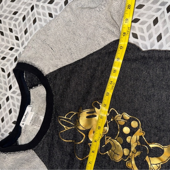 Disney Parks- Minnie Mouse Graphic Burnout thin Sweatshirt, Sz M​ - Picture 10 of 11